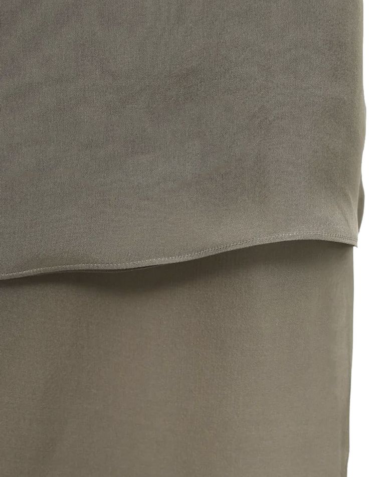 Paloma Wool Low Silk Archive Skirt Khaki