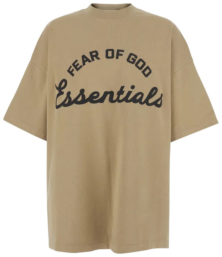 Fear of God Essentials 90s Short Sleeve Tee Faded Dune