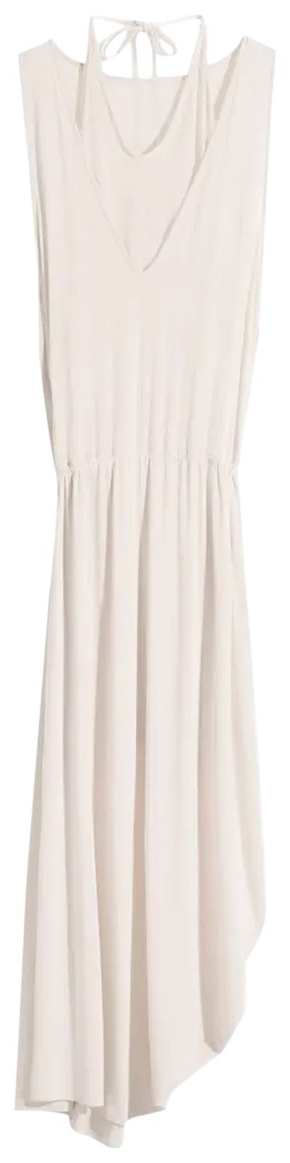 Lemaire Double Layer Drape Dress Cream
