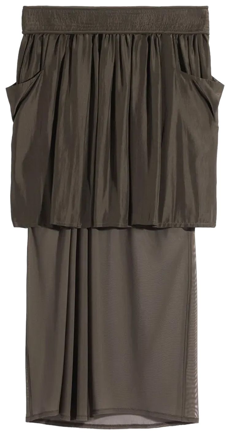 Lemaire Double Layer Skirt Moka