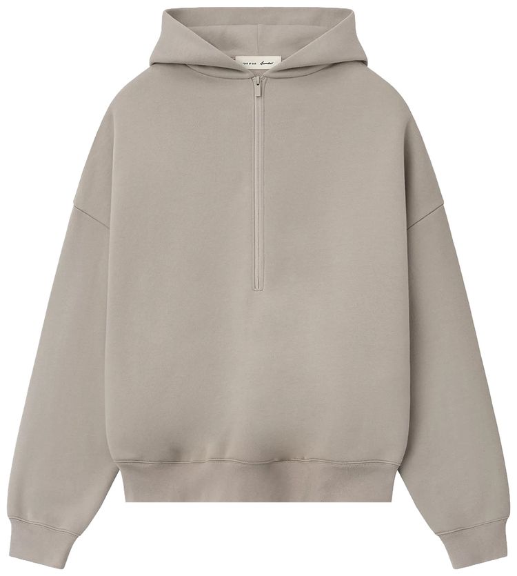 Fear of God Essentials Property Lounge Half Zip Hoodie Seal