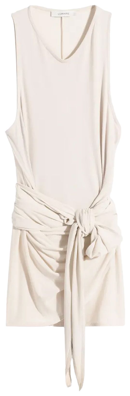 Lemaire Sleeveless Wrap Top Cream