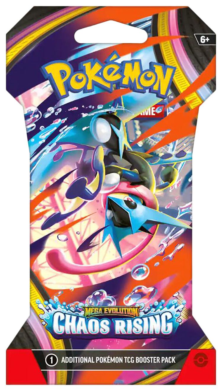 Pokemon Mega Evolution Chaos Rising Sleeved Booster Pack Mega Greninja