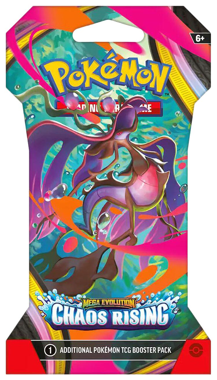 Pokemon Mega Evolution Chaos Rising Sleeved Booster Pack Mega Dragalge