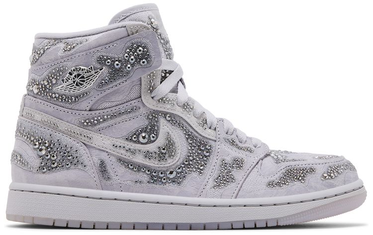 Swarovski x Wmns Air Jordan 1 High OG Vast Grey