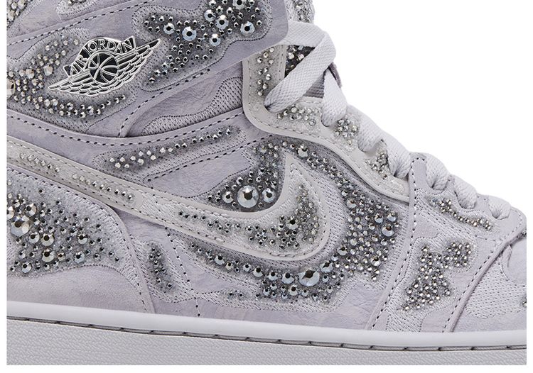 Swarovski x Wmns Air Jordan 1 High OG Vast Grey