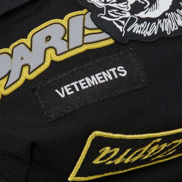 Vetements Mini Embroidered Sticker Backpack Multicolor