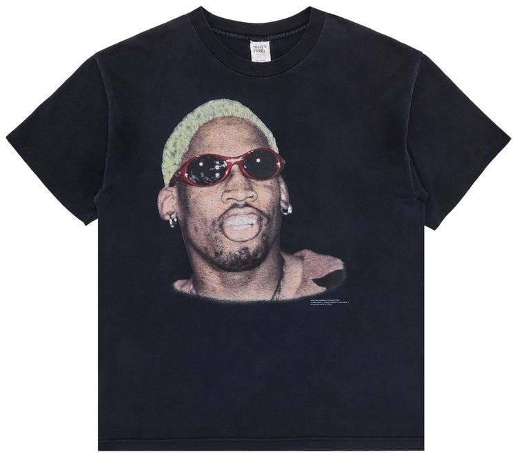 Vintage Dennis Rodman T Shirt Black