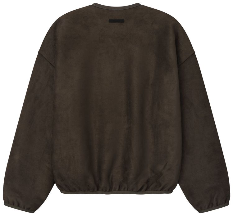 Fear of God Essentials Signature Modern Crewneck With Piping Sweatshirt Brown