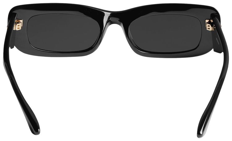 Balenciaga Diva Rectangle Sunglasses Black