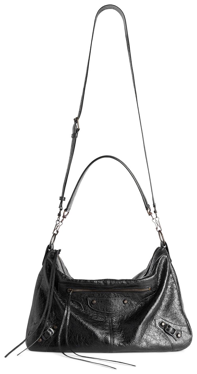 Balenciaga Le City Moto Medium Bag Black