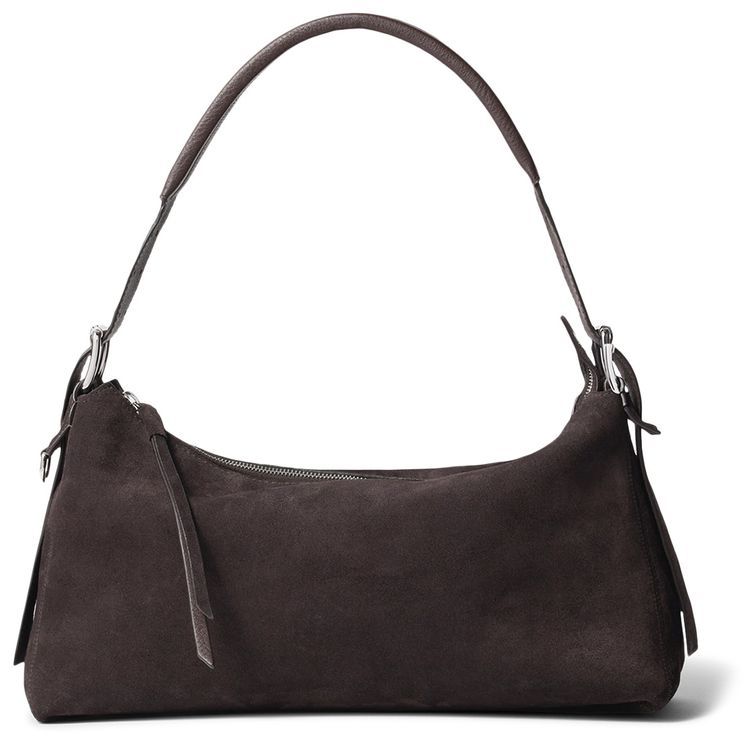 Lemaire Belted Baguette Bag Ebony Brown