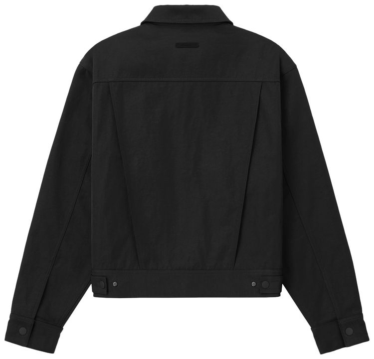 Fear of God Essentials Trucker Jacket Vintage Black