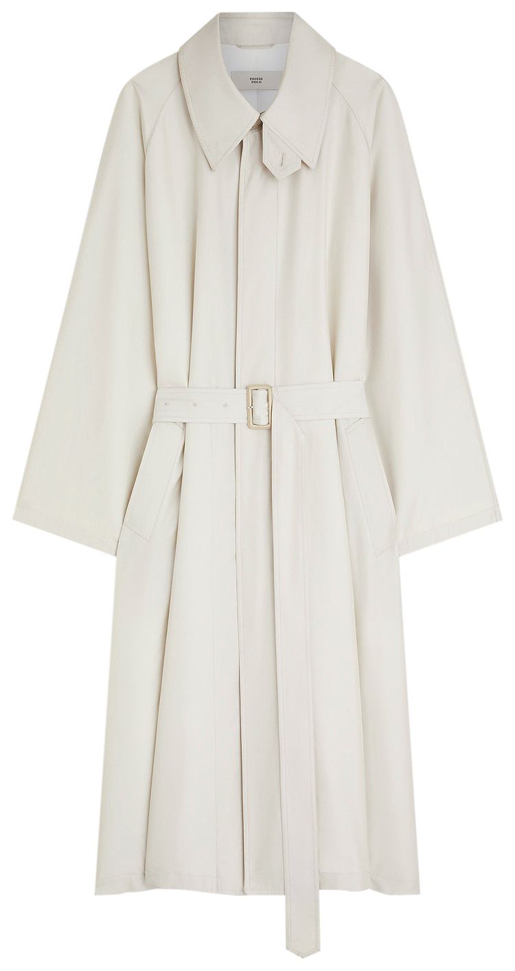 Phoebe Philo Big Trench Coat Salt