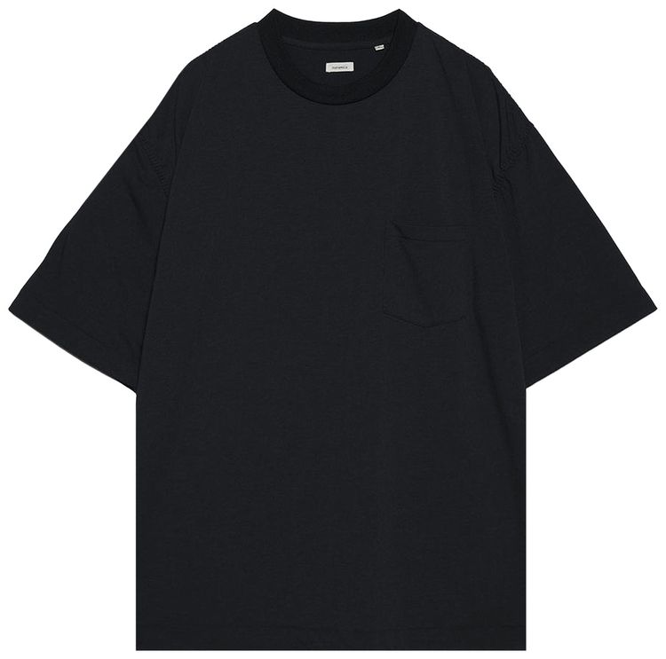 nanamica Polyester Jersey Pocket Tee Black