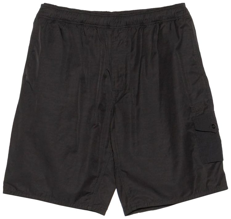 nanamica Nylon Twill Deck Shorts Black