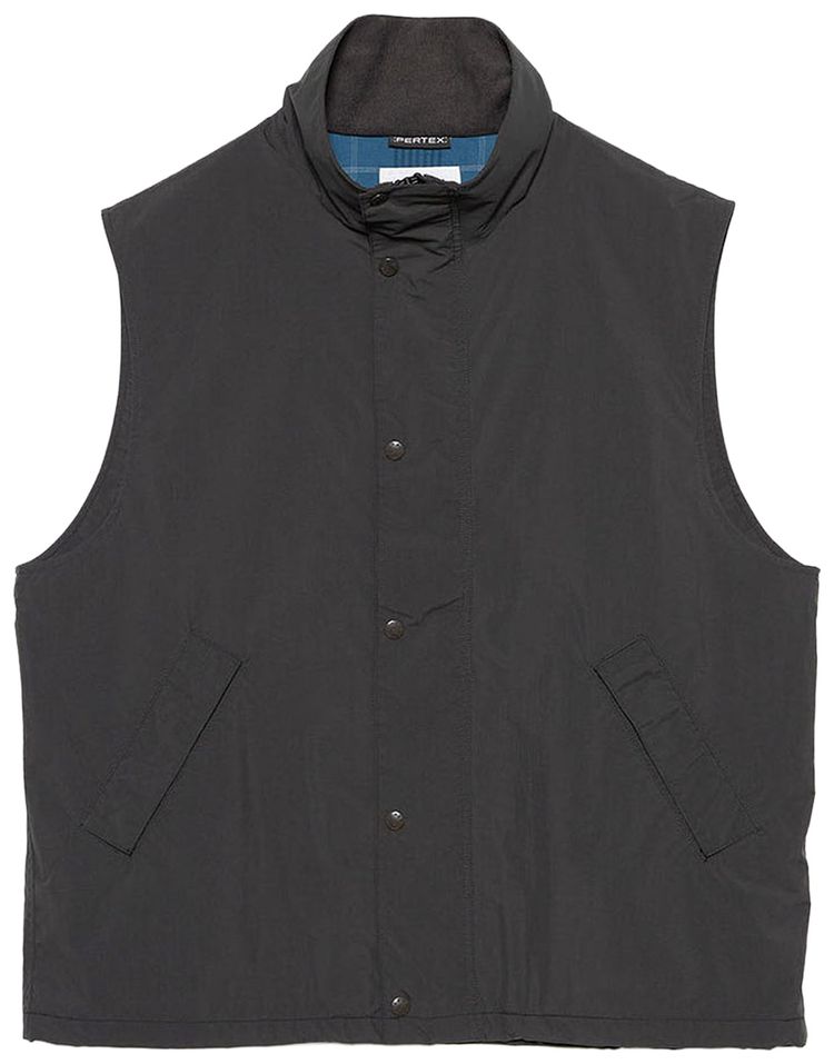 nanamica 2L Pertex Unlimited Field Vest Black