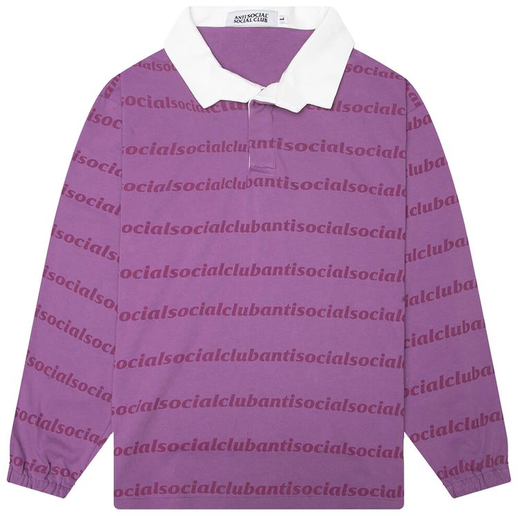 Anti Social Social Club Run On Polo Purple