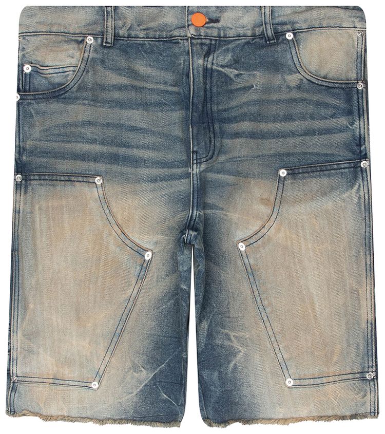 Hellstar Carpenter Jorts Blue