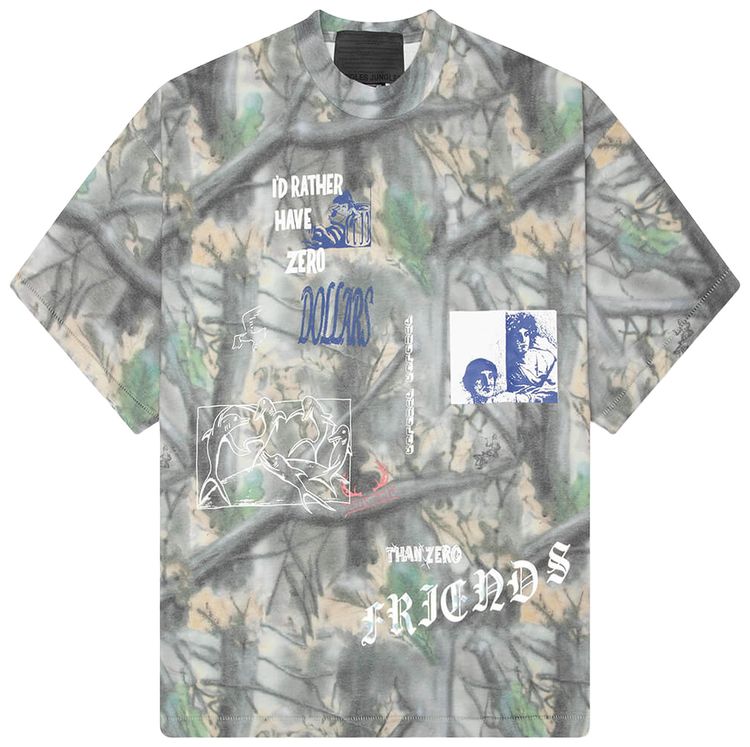 Jungles Id Rather Tee Camo
