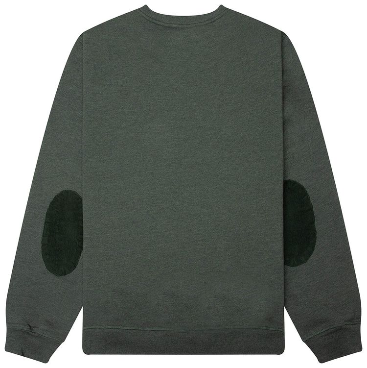 Parra Tired Champione Crew Neck Sweatshirt Pine Green