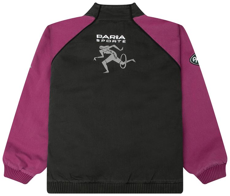 Parra Owl Meets Rat Racing Jacket Purple Pink