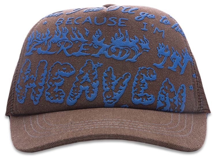 Jungles Heaven Trucker Cap Brown Denim