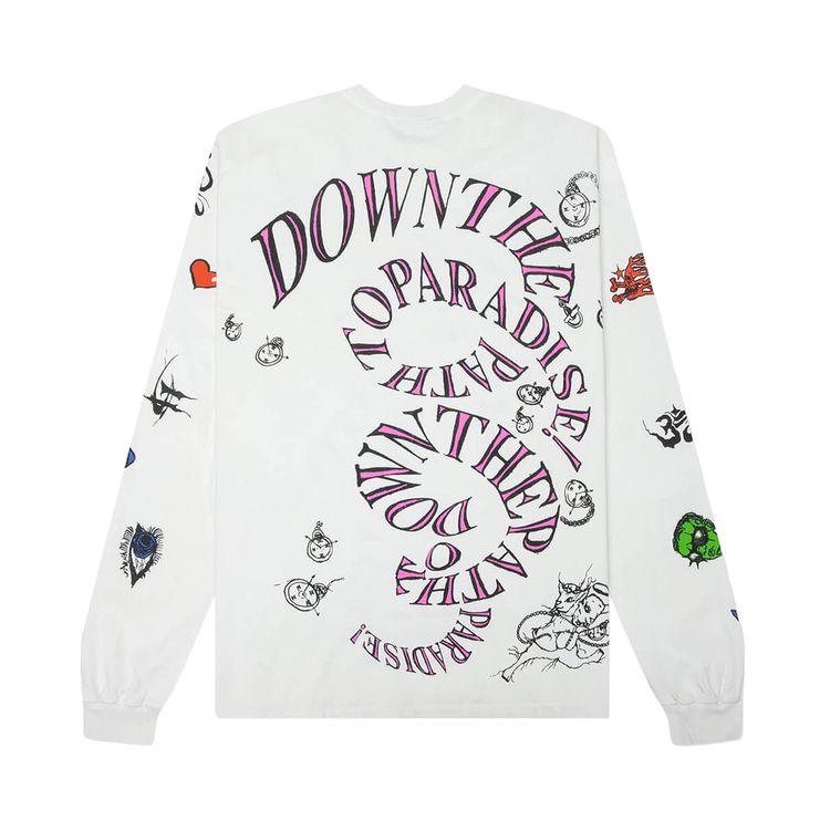 Hellstar Down The Paradise Path Long Sleeve White