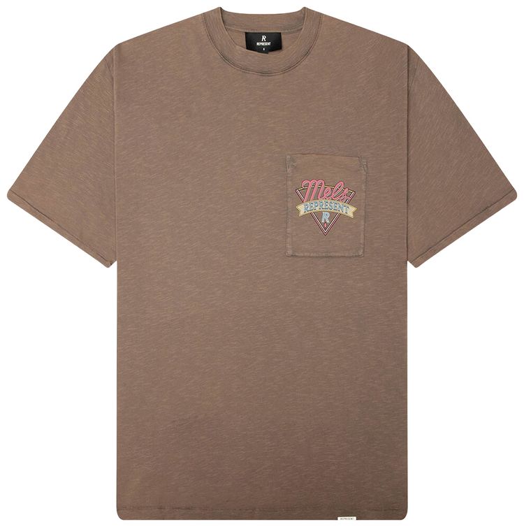 Represent Clo x Mels Diner T Shirt Dusty Brown