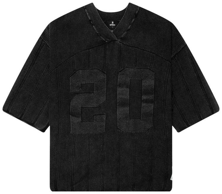 Represent Clo Knitted Varsity Jersey Vintage Grey