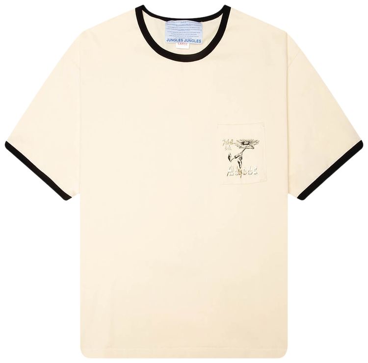 Jungles Fuck All To Do Ringer Tee Birch