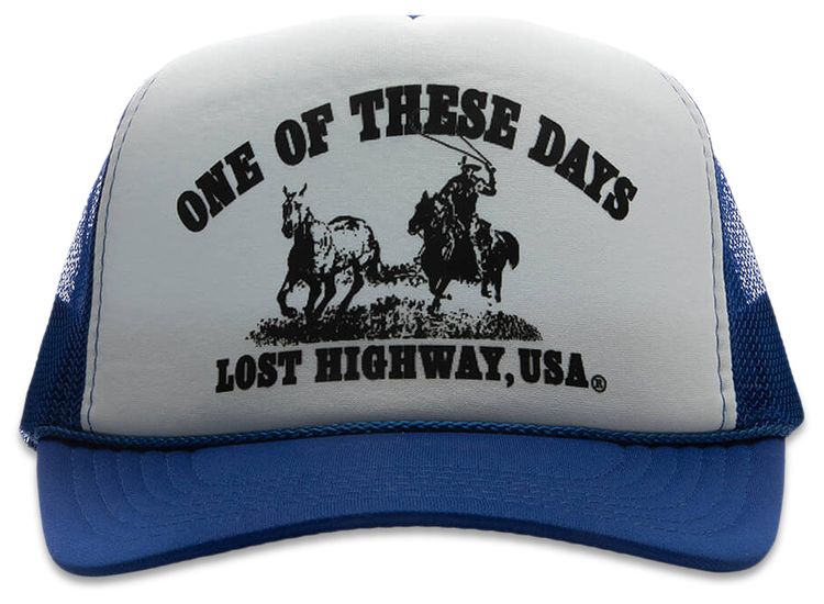 One Of These Days Lost Highway Trucker Royal BlueWhite