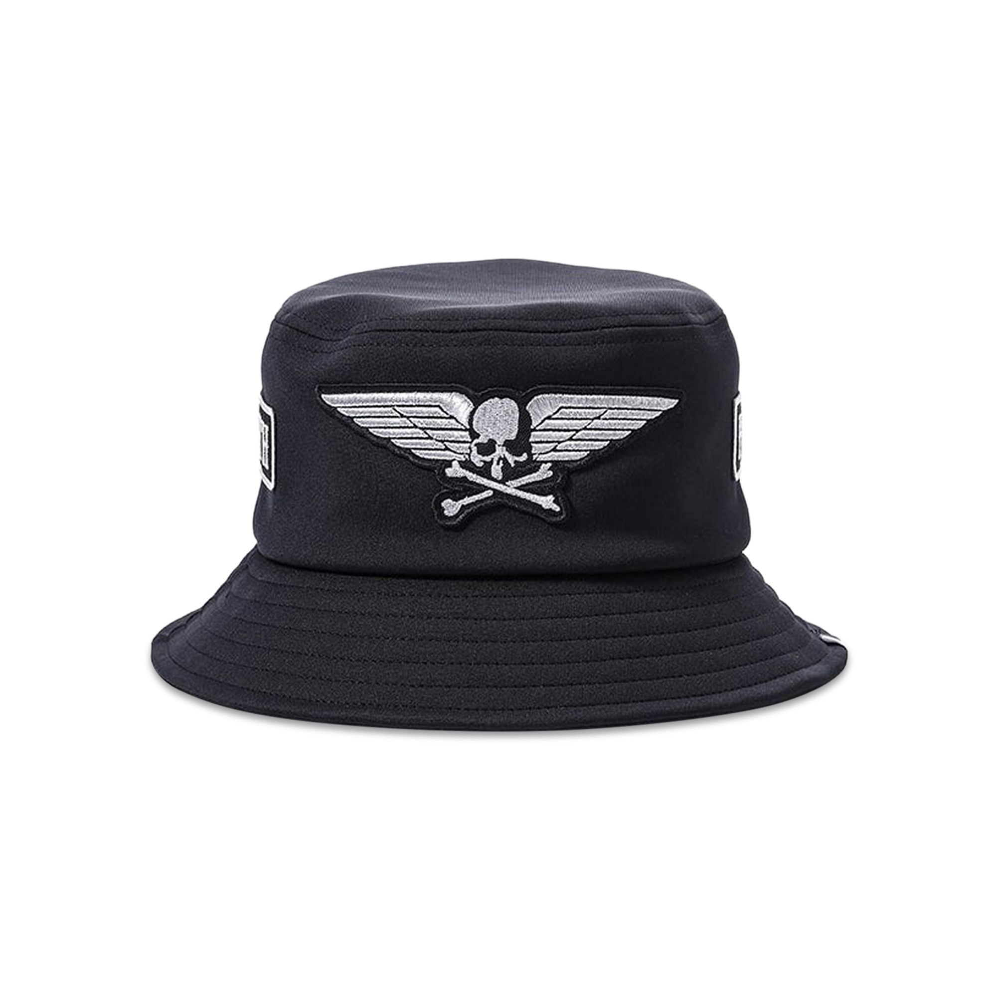 Buy Mastermind Japan Patched Bucket Hat 'Black' - MJ26EE1 HA001
