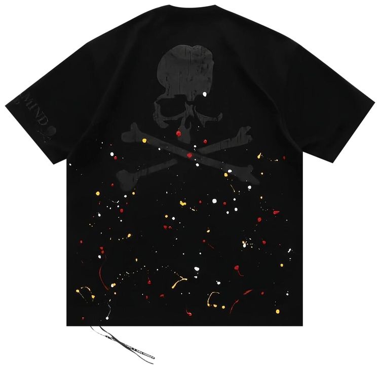Mastermind World Distressed Short Sleeve Tee Black
