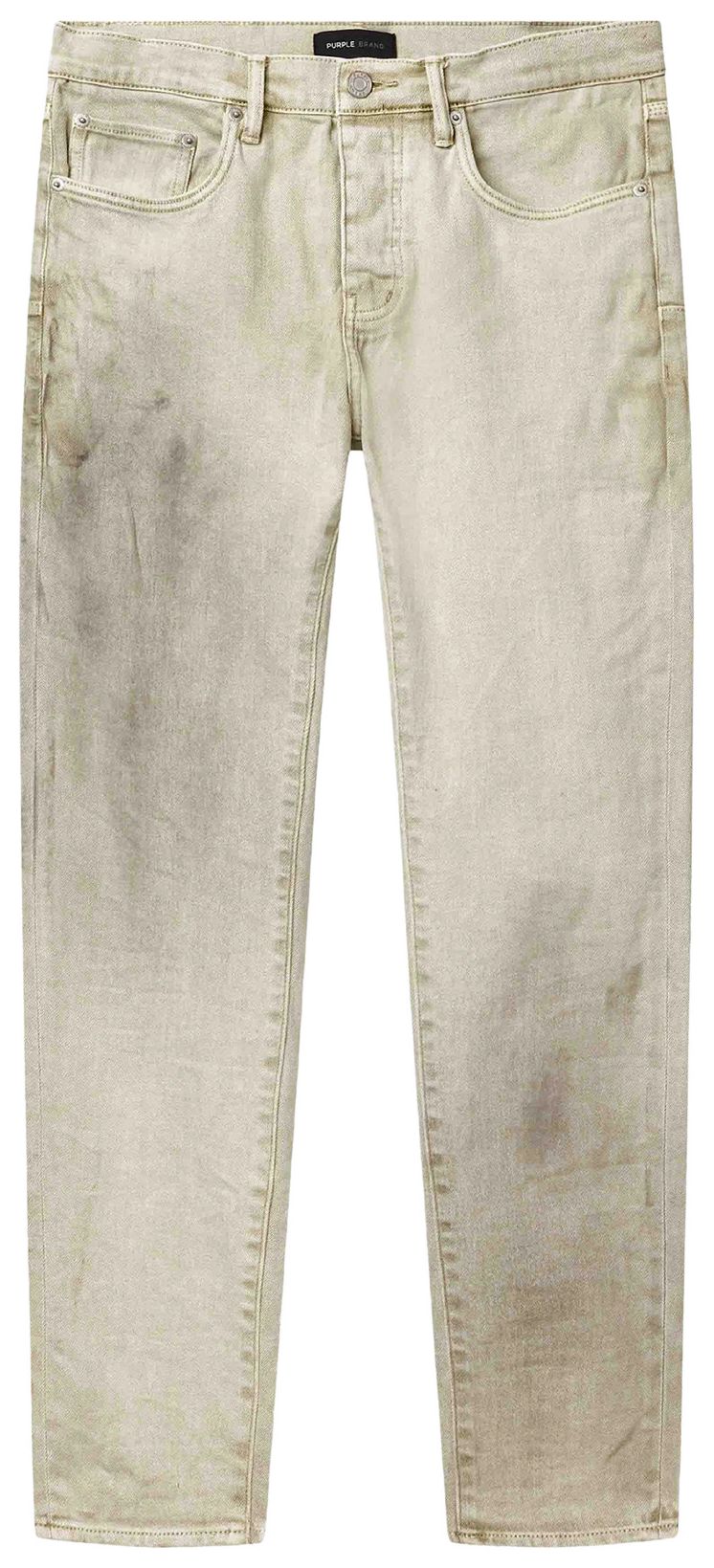 PURPLE BRAND Skinny Haze Pelican Jeans Khaki