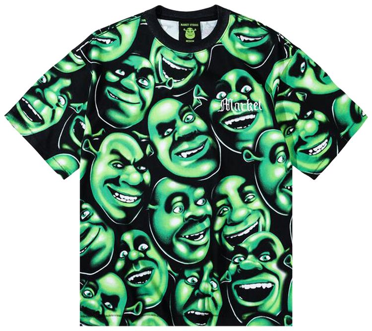 Market x Shrek Aop T Shirt Multicolor