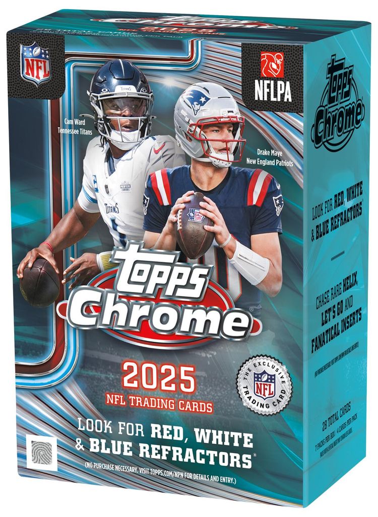 2025 Topps Chrome Football Value Box