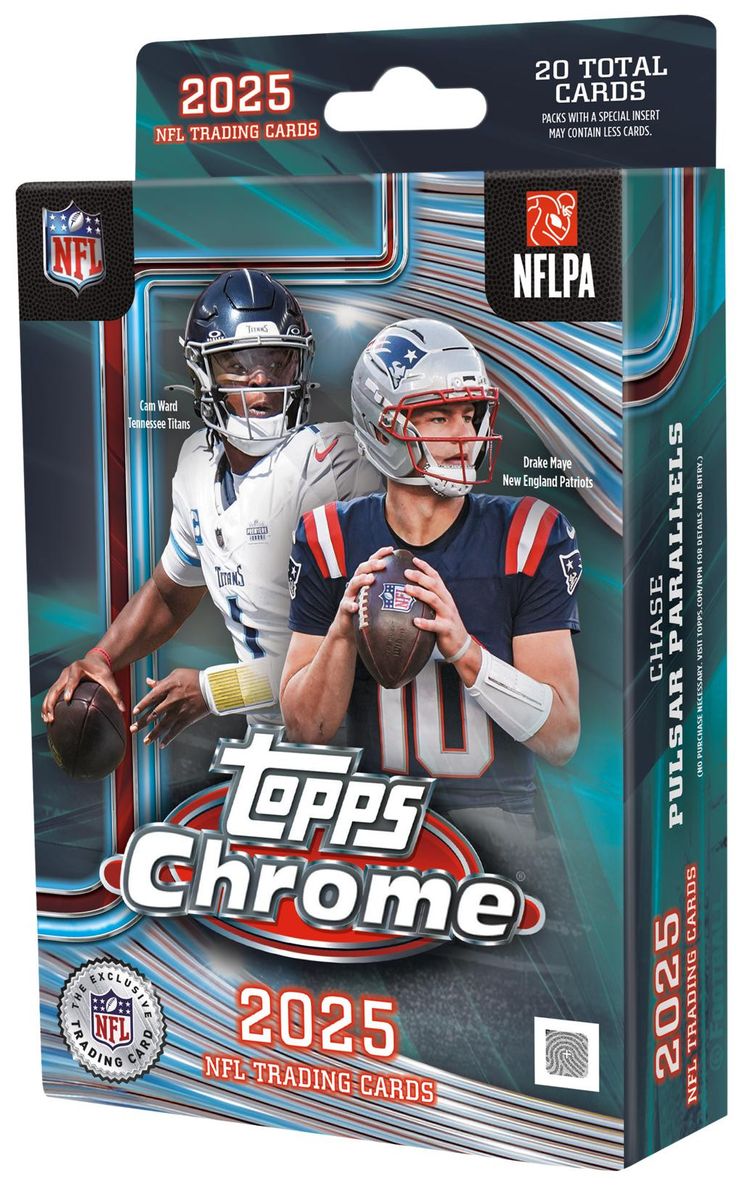 2025 Topps Chrome Football Hanger Box