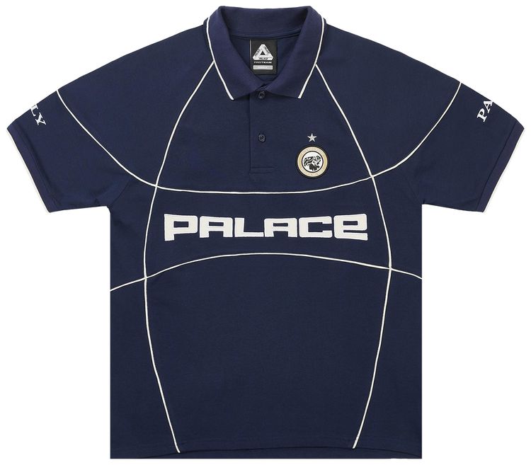 Palace Pro Team Piped Polo Navy