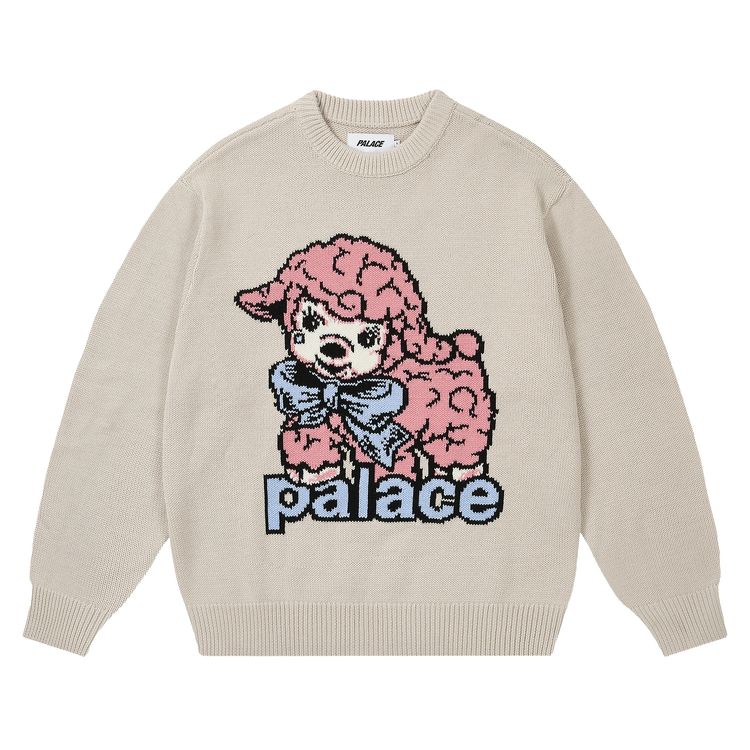 Palace Lamb Knit White