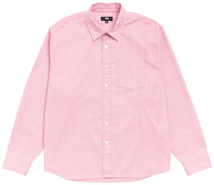 Stussy Oxford Shirt Pink Stripe