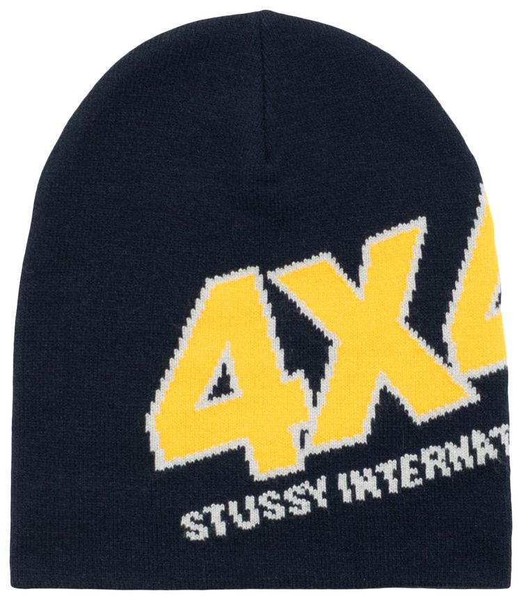 Stussy 4x4 Skullcap Navy