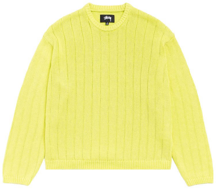 Stussy Buana Logo Sweater Lime