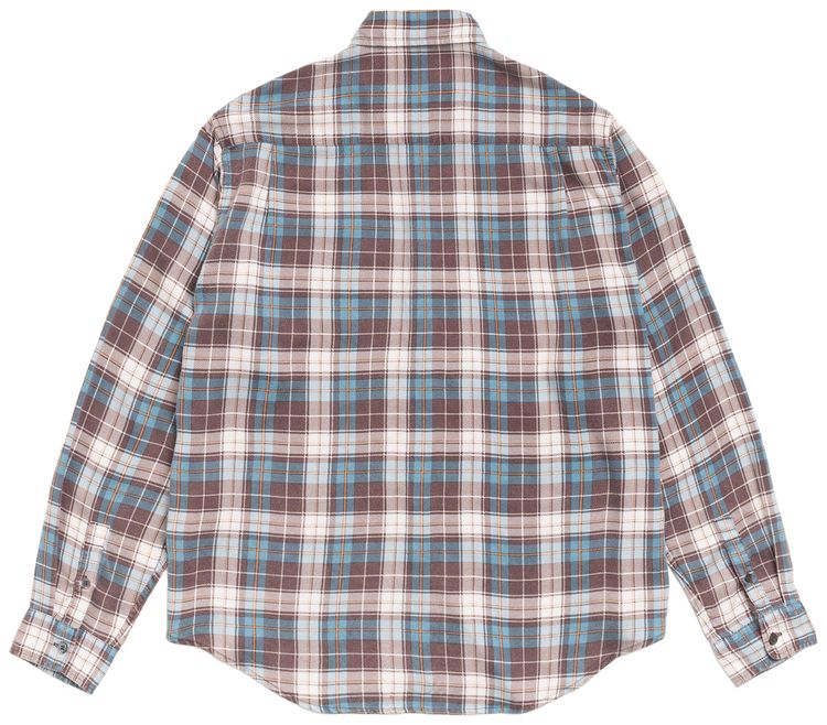 Stussy Matthew Plaid Shirt Brown