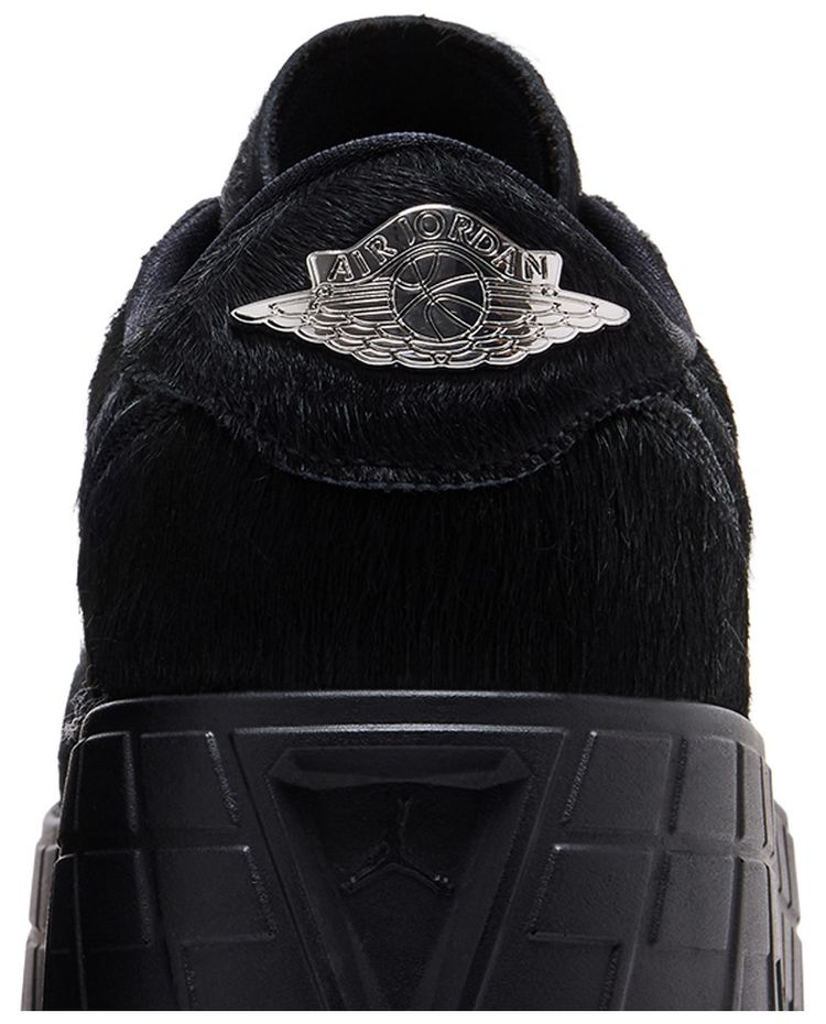 Wmns Air Jordan 1 Low Brooklyn Black Pony