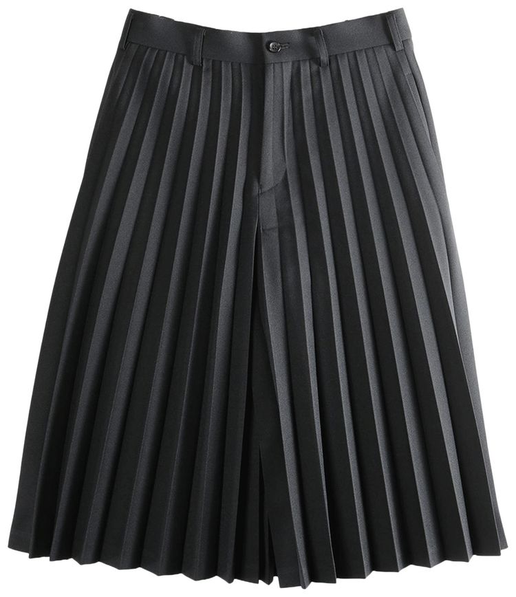 Comme des Garcons Pleated Pants Black