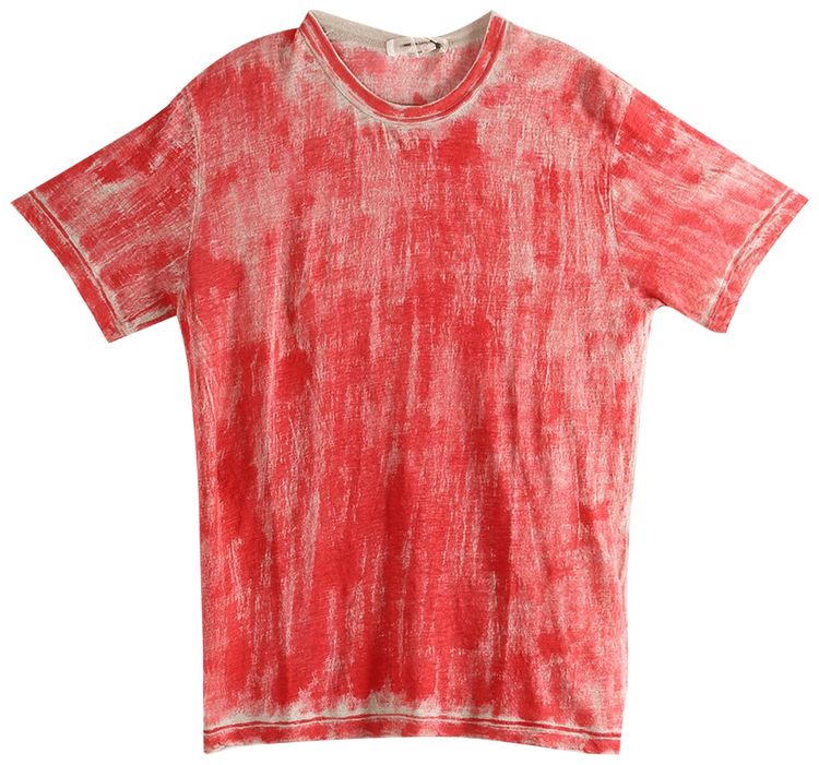 Comme des Garcons Oversized T Shirt EcruRed