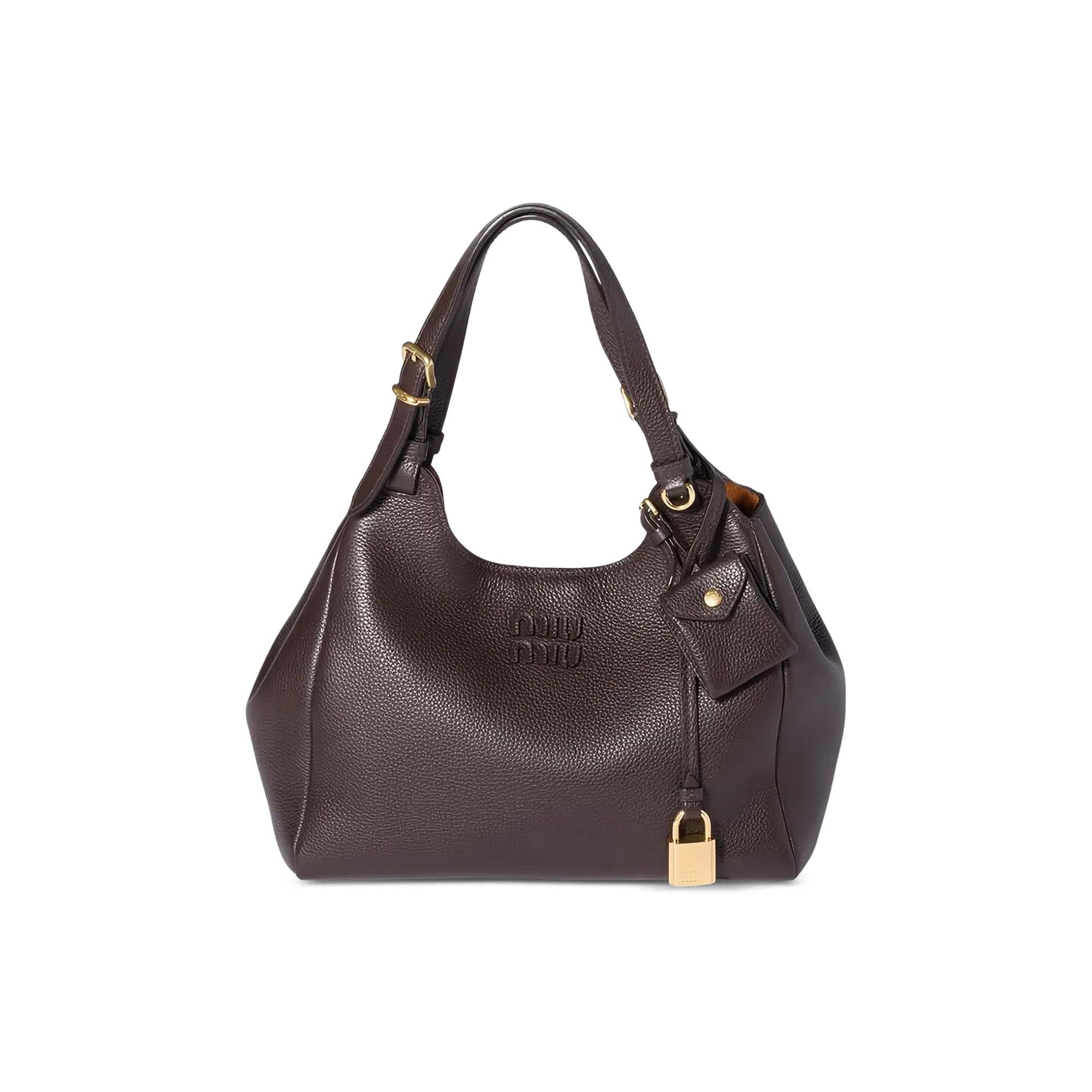 Buy Miu Miu Vitello Phoenix Handbag 'Moro/Papaya' - 5BA304 2IFL