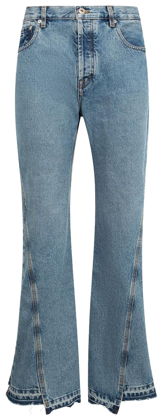 Gallery Dept Twisted Wide Leg Medium Washed Indigo