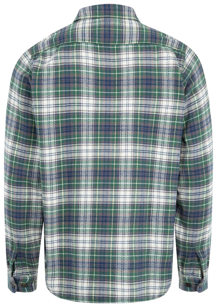 Visvim Larrikan Check Long Sleeve Green